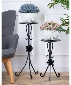 Virágállvány 55x33 cm fekete