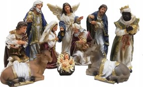 Betlehem figura szett 15cm (kockás)