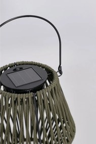 Khaki napelemes LED lámpás (magasság 17 cm) Juny – Yes Everyday