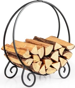 Fém Tűzifa Tartó Állvány, Kerek