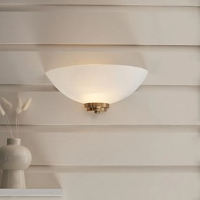 Endon glamour modern fali lámpa welles antik sárgaréz fehér end112439