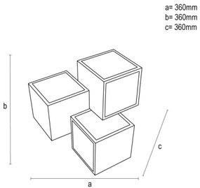 LED Dimmelhető mennyezeti lámpa LED/60W/230V 3000-6500K + távirányítás