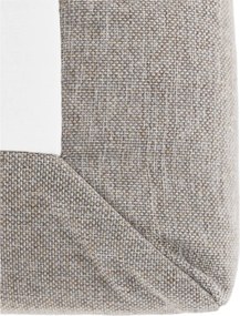 Boxspring típusú ágy 160x200, szürkésbarna taupe, FERATA TV KOMFORT