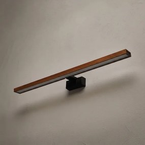 BRILAGI-LED Fürdőszobai tükörvilágítás 3 az 1-ben WOODY MIRROR LED/15W/230V 80 cm IP44 fekete/tölgy