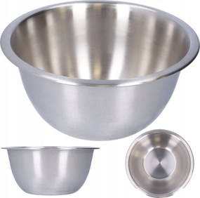 Rozsdamentes acél konyhai fém tál 20cm