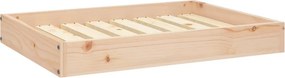 vidaXL tömör fenyőfa kutyaágy 71,5x54x9 cm