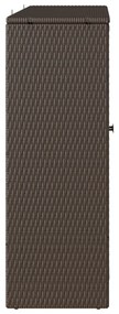 Tárolószekrény Barna 100x36x102 cm Rattan