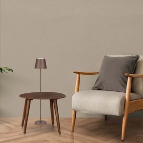 LED Dimmelhető újratölthető állólámpa 3in1 LED/4W/5V 4400 mAh 3000K IP54 barna