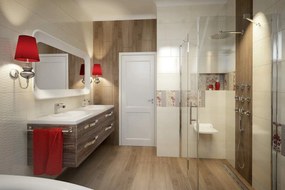 Deante Vital kiegészítők, függő összecsukható szék, fehér, NIV_651A