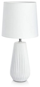 Nicci fehér asztali lámpa, ø 19 cm - Markslöjd