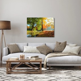 Kép - Nyugodt őszi táj (70x50 cm)