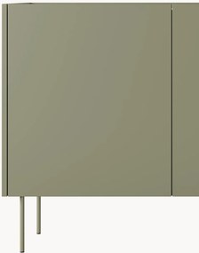 Desin komód 220 cm négyajtós - olíva / nagano tölgy