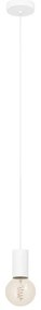 Eglo 900798 - Csillár zsinóron POZUETA 1xE27/40W/230V fehér