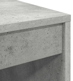 Asztal Beton szürke 90 x 40 x 76 cm Faanyag