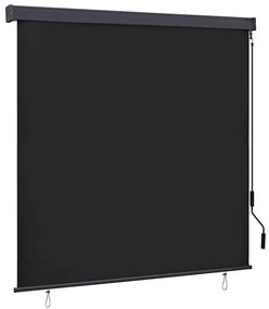 Kültéri Rolós Árnyék Csíkos Antracit 180 x 250 cm szövet