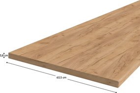 Munkalap, K003, vastagság 3,8 cm, craft arany tölgy