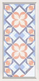 Öntapadós Ablakrács Magánszféra Védő Virágmintás 50x116 cm