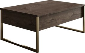 Nappali bútorszett, dió-arany, 180 cm