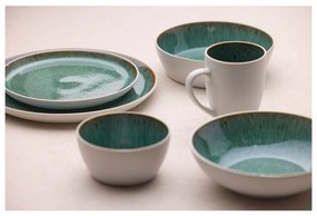 Fehér-zöld kőedény tálka 850 ml Gastro White/Green – Bitz