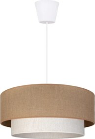 Brilagi - LED függőlámpa kábellel BOHO ECO 1xE27/10W/230V átm. 40 cm bézs/krém