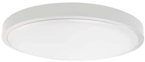 LED fürdőszobai mennyezeti lámpa 24W, 230V, IP44, 4000K, 29 cm, fehér