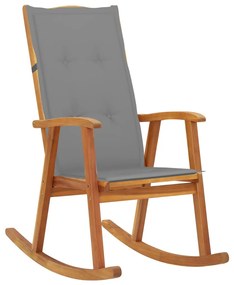 Tömör akácfa hintaszék párnákkal