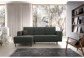 Sarokkanapé Rodriguez mini (B) (szürke + fekete) . 1099131