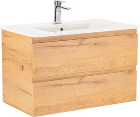Vario Forte 80 alsó szekrény mosdóval tölgy-tölgy