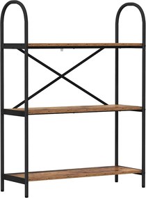 vidaXL Könyvespolc Öreg fa 80 x 30 x 109 cm Faanyag