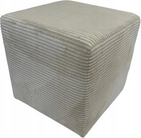 Poso szögletes puff világos bézs színben