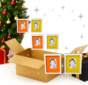 6X Képkeret Szett Shadow Box Fotó Dekoráció Ajándék Nagy