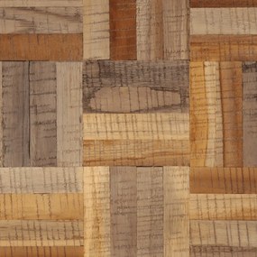 tömör újrahasznosított tíkfa pad 110 x 35 x 45 cm