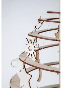 Medium 8 db-os fa karácsonyi dekoráció készlet - Spira