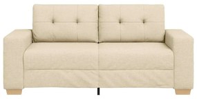 krém szövet loveseat kanapé 140 cm