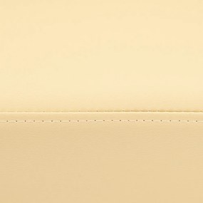 Kelly bőr étkezőszék bézs színben