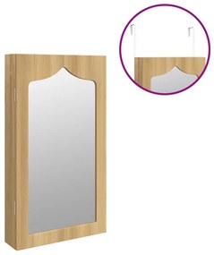 falra szerelhető tükrös ékszerszekrény 37,5x10x67 cm