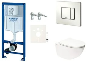 Fali WC szett GROHE előtétfalas szereléshez + SAT Infinitio WC SIKOGRSINF2S
