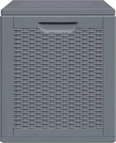 Szürke Pp Rattan Kerti Tárolóláda 90 L