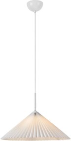 Markslöjd 108711 - Csillár zsinóron PLISADO 1xE27/40W/230V átm. 50 cm fehér