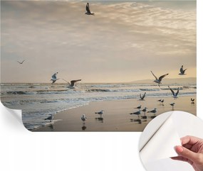 Öntapadós Dekoratív Fotótapéta Hálószobába Tengerparti nyugalom 104x70 cm