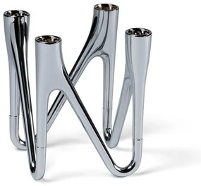 Roots ezüstszínű gyertyatartó - Morsø