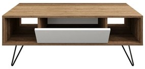 Mistico White and Walnut konferenciaasztal