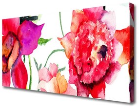 Vászonkép Art virágok 100x50 cm