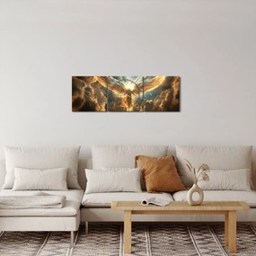 Kép - Angyali mitológia (órával) (90x30 cm)