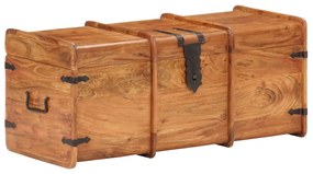 tömör akácfa tárolóláda 90 x 40 x 40 cm