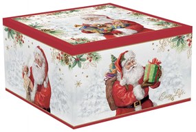 Karácsonyi Télapós porcelán teás csésze aljjal 2 db Santa is coming