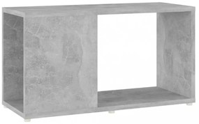 betonszürke szerelt fa TV-szekrény 60 x 24 x 32 cm
