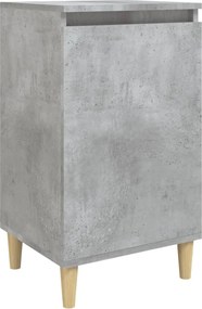 vidaXL betonszürke szerelt fa éjjeliszekrény 40x35x70 cm