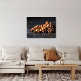 Fahéj képe (üvegen) (70x50 cm)