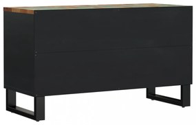tömör újrahasznosított és szerelt fa TV-szekrény 80x33x46 cm